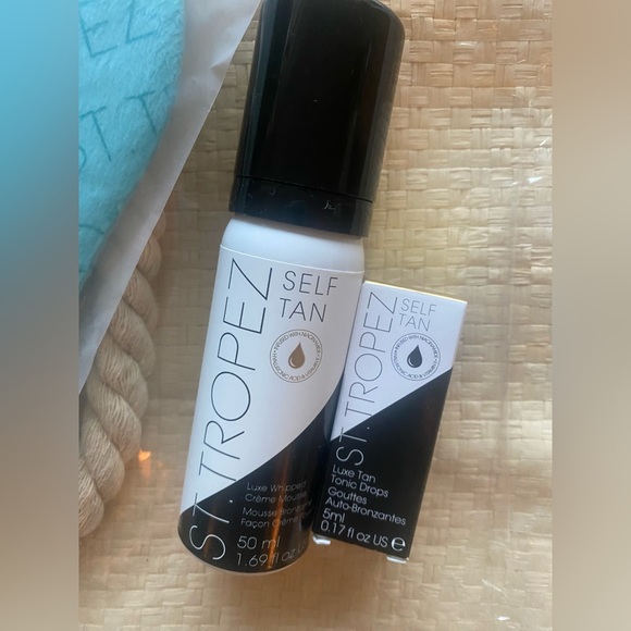 New! St. Tropez 4 piece Bundle - Bag, Tanning Mitten, Self Tan & Tan Drops - Picture 4 of 7